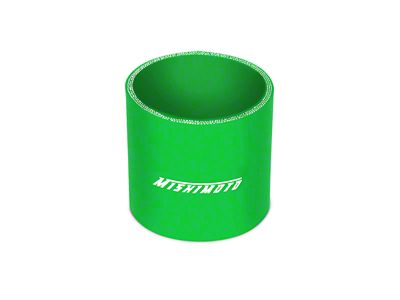 Mishimoto Silicone Straight Coupler; 2.50-Inch; Green (Universal; Some Adaptation May Be Required)