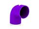 Mishimoto Silicone 90-Degree Couple; 2.75-Inch; Purple (Universal; Some Adaptation May Be Required)