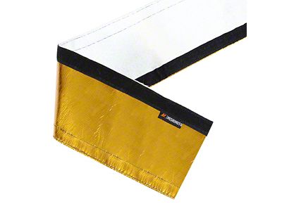 Mishimoto Heat Shielding Sleeve; Gold; 1-Inch x 36-Inch (Universal; Some Adaptation May Be Required)