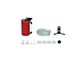 Mishimoto Aluminum Oil Catch Can; Large; Wrinkle Red (Universal; Some Adaptation May Be Required)