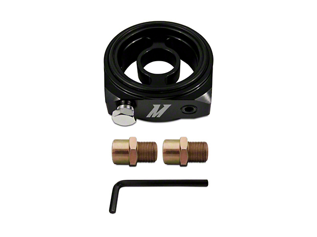 Mishimoto Engine Oil Cooler Adapter; Oil Filter Sandwich Plate Adapter (Universal; Some Adaptation May Be Required)