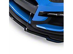GT500 Style Front Bumper Splitter; Gloss Carbon Fiber (15-17 Mustang GT, EcoBoost, V6)
