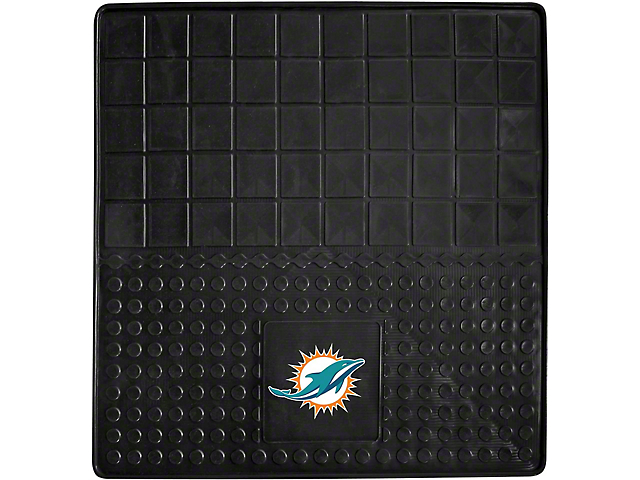 Molded Trunk Mat with Miami Dolphins Logo (Universal; Some Adaptation May Be Required)