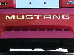 MUSTANG Rear Bumper Letter Inserts (99-04 Mustang)