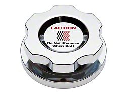 Modern Billet Radiator Cap Cover; Chrome (11-14 All)