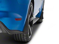 Mud Flaps; Front and Rear (15-21 Mustang)