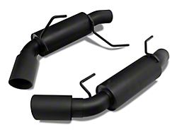 C&L Sport Axle-Back Exhaust with Black Tips (05-10 Mustang GT, GT500)