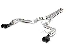 C&L Race Cat-Back Exhaust with Black Tips (18-22 Mustang GT Fastback w/o Active Exhaust)