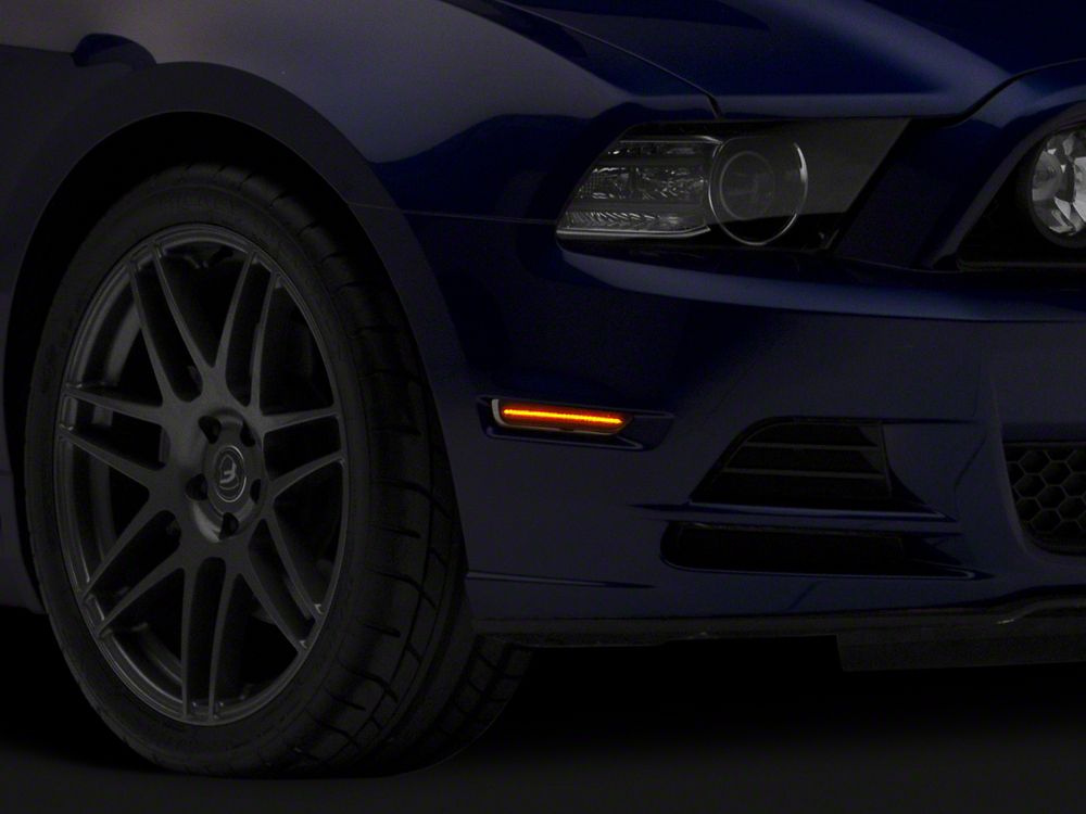 Raxiom Axial Series LED Side Marker Lights; Smoked (10-14