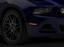 Axial LED Side Marker Lights; Smoked (10-14 Mustang)