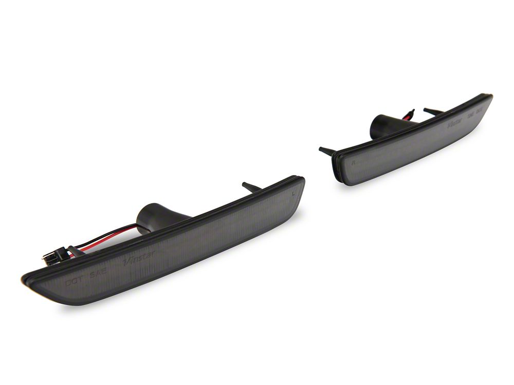 Raxiom Axial Series LED Side Marker Lights; Smoked (10-14