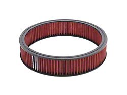 Edelbrock Pro-Flo 14-Inch Round Air Cleaner Element; Red