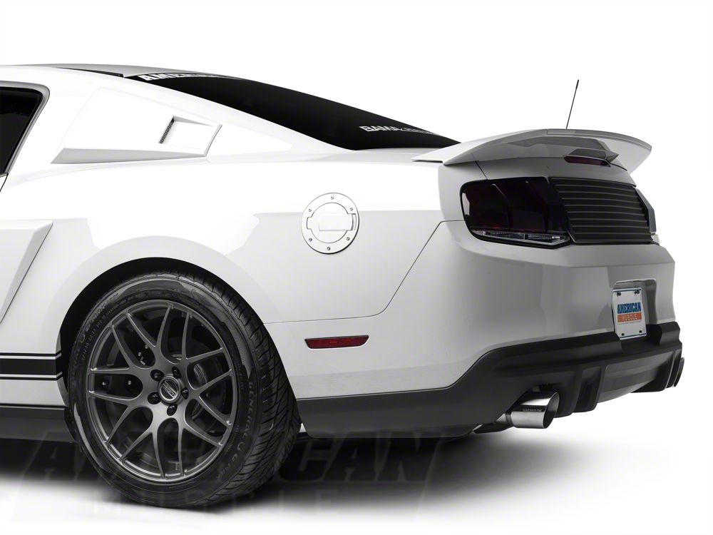 MMD Billet Aluminum Fuel Door; Chrome (1014 Mustang) MMD