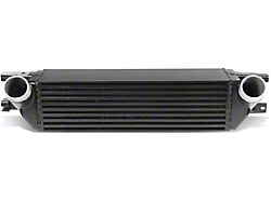 FMIC Bar and Plate Core Front Mount Intercooler; Black (15-21 Mustang EcoBoost)