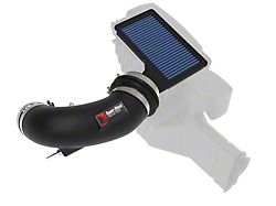 AFE Magnum FORCE Super Stock Cold Air Intake with Pro 5R Oiled Filter; Black (18-22 Mustang GT)