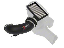 AFE Magnum FORCE Super Stock Cold Air Intake with Pro DRY S Filter; Black (18-22 Mustang GT)