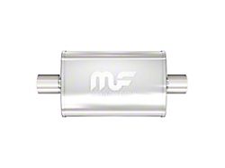 Magnaflow 4x9-Inch Oval Center/Center Straight-Through Performance Muffler; 3-Inch Inlet /3-Inch Outlet (Universal; Some Adaptation May Be Required)