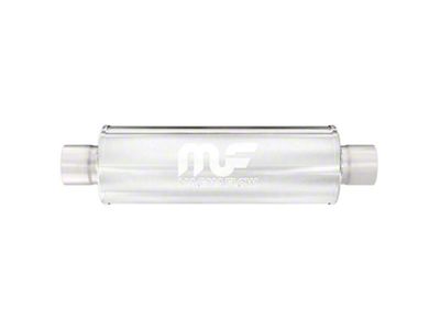 Magnaflow 6-Inch Round Straight-Through Performance Muffler; 3-Inch Inlet /3-Inch Outlet (Universal; Some Adaptation May Be Required)