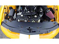 JLT Full Length Radiator Cover; Textured Black (07-09 Mustang GT500)