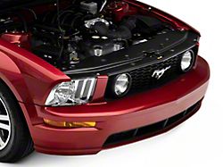 JLT Full Length Radiator Cover; Textured Black (05-09 Mustang GT, V6)