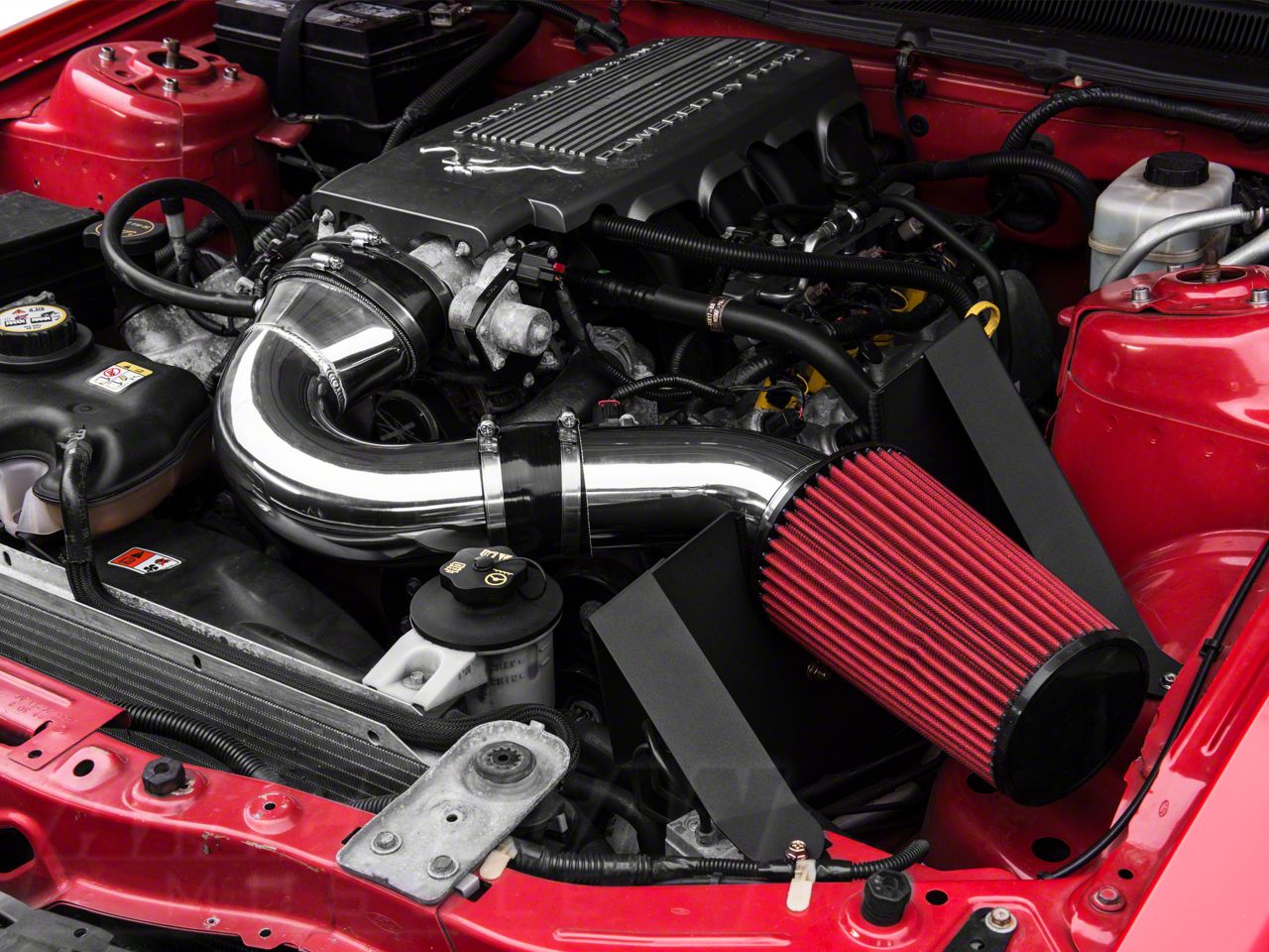 Cold Air Intake Kit Red Filter For 05-09 Ford Mustang GT 4.6L V8