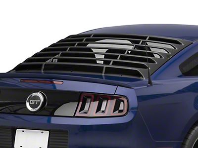 For 2005 To 2014 Ford Mustang Coupe 3pcs Vintage Style Rear L R Quarter Side Window Louvers Walmart Com Walmart Com