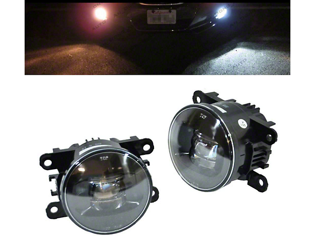 LED Fog Lights; Clear (05-09 Mustang V6)