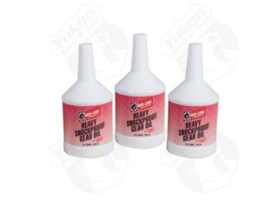 Yukon Gear Differential Oil; 3-Quart Redline Synthetic Shock Proof Oil; 75W250 (05-19 Tacoma)
