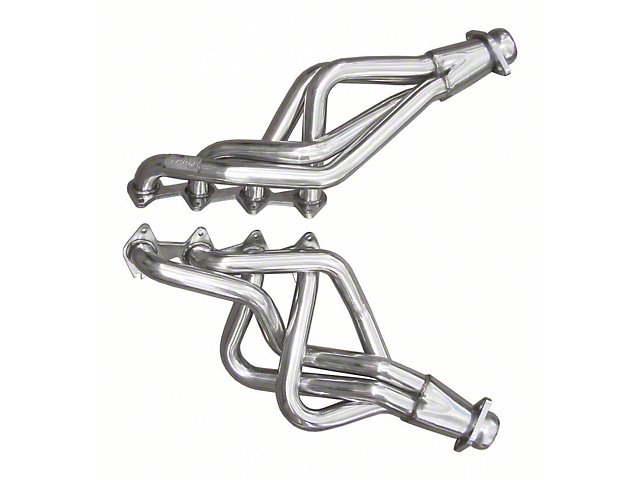 Pypes 1-5/8-Inch Long Tube Headers with Catted X-Pipe; EPA Approved; Polished (05-10 GT)
