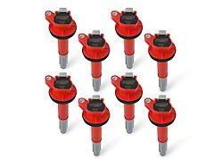 MSD Blaster Series Ignition Coils; Red (15-21 GT350, GT500)