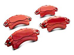 SR Performance Red Caliper Covers; Front and Rear (15-21 Mustang Standard EcoBoost, V6)