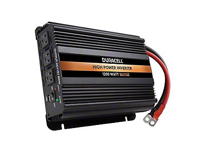 Duracell Jeep Wrangler High Power Inverter; 1200 Watt DRINV1200
