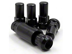 Locks with Key for Black Acorn Lug Nuts; 14mm x 1.5 (15-22 F-150)