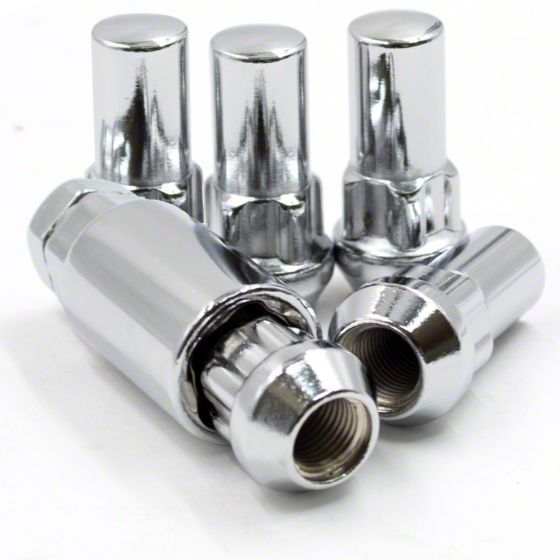 Tundra Locks with Key for Chrome Acorn Lug Nuts; 14mm x 1.5 (07-21 Tundra)