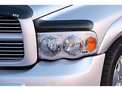Pro-Beam Headlight Covers; Platinum Look (94-98 Mustang)