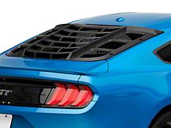 MP Concepts Rear Window Louvers; Matte Black (15-22 Mustang Fastback)