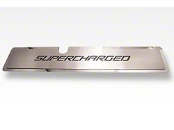 Radiator Cover Vanity Plate with Supercharged Lettering (15-17 Mustang GT)