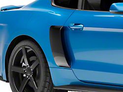 SpeedForm V-Series Side Scoops; Gloss Black (15-22 Mustang)