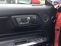 Door Handle Inner Accent Trim; Domed Carbon Fiber (15-22 Mustang)