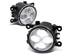 LED Projector Fog Lights; Clear (05-09 Mustang GT w/ Pony Package)