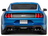Rear Diffuser; Matte Black (18-22 Mustang GT; 19-22 Mustang EcoBoost w/ Active Exhaust)