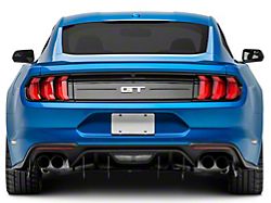Rear Diffuser; Matte Black (18-23 Mustang GT; 19-23 Mustang EcoBoost w/ Active Exhaust)