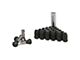 Black 6-Spline Lug Nut Kit; 1/2-Inch x 20; Set of 20 (76-18 Jeep CJ5, CJ7, Wrangler YJ, TJ & JK)