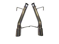 MRT KR Muffler-Delete Axle-Back Exhaust with Polished Tips (11-14 Mustang GT; 11-12 Mustang GT500)