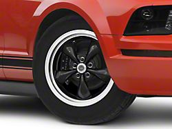 American Racing TORQ THRUST M Gloss Black Machined Wheel; 17x9 (05-09 GT, V6)