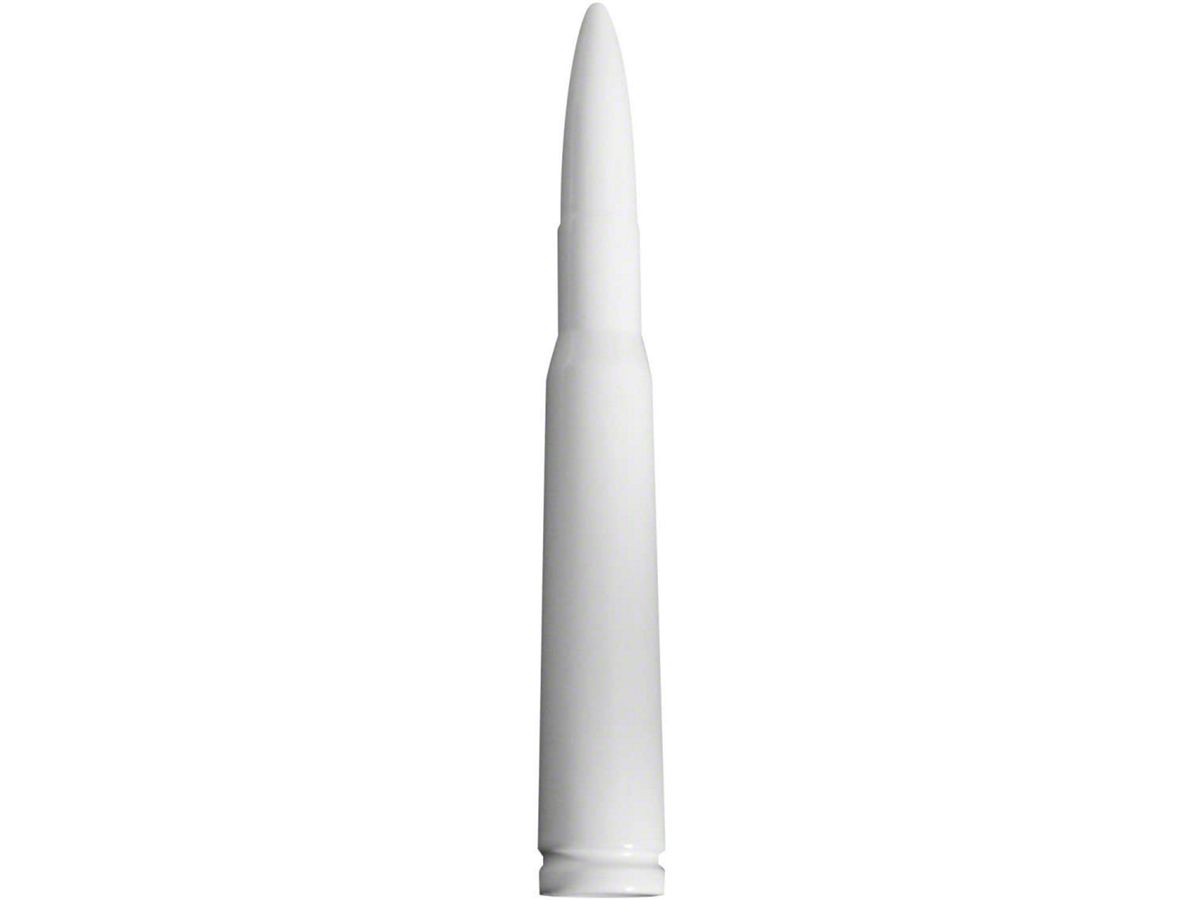 Jeep Wrangler 50 Cal Bullet Antenna; 5-Inch; White (Universal; Some  Adaptation May Be Required) - Free Shipping
