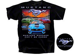 Men's Mustang Madness T-Shirt; Black