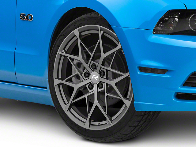 Rovos Wheels Calvinia Charcoal Wheel; 20x8.5 (10-14 Mustang)