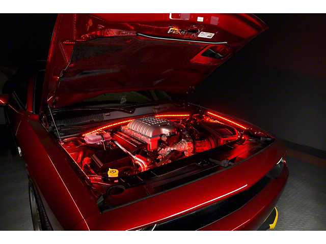 Oracle 60-Inch Flexible LED Strip Engine Bay Lighting Kit; Red (Universal; Some Adaptation May Be Required)
