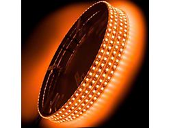 Oracle Amber LED Illuminated Wheel Rings (Universal; Some Adaptation May Be Required)